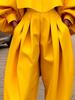 2025 European & American Women's Irregular Design Long-Sleeved Sweatshirt & Harem Pants Set