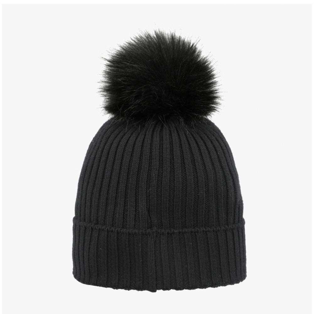 Moncler Pom Pom Beanie Logo Patch 3b00007 M1131 999