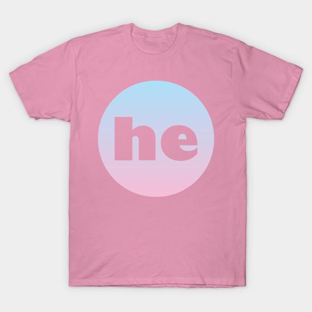 Dámské tričko He Pronoun Harajuku potisk Kawaii tričko Letní krátký rukáv Dámské tričko Top