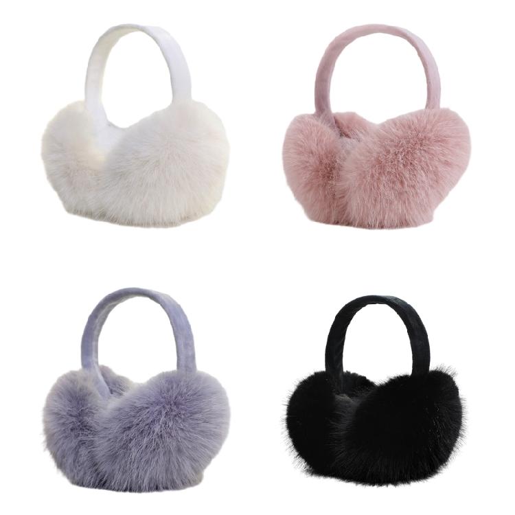 Teens Girl Skiing Ear Muffs Lovely Furry Ear Protectors Outdoor Sports Earmuffs