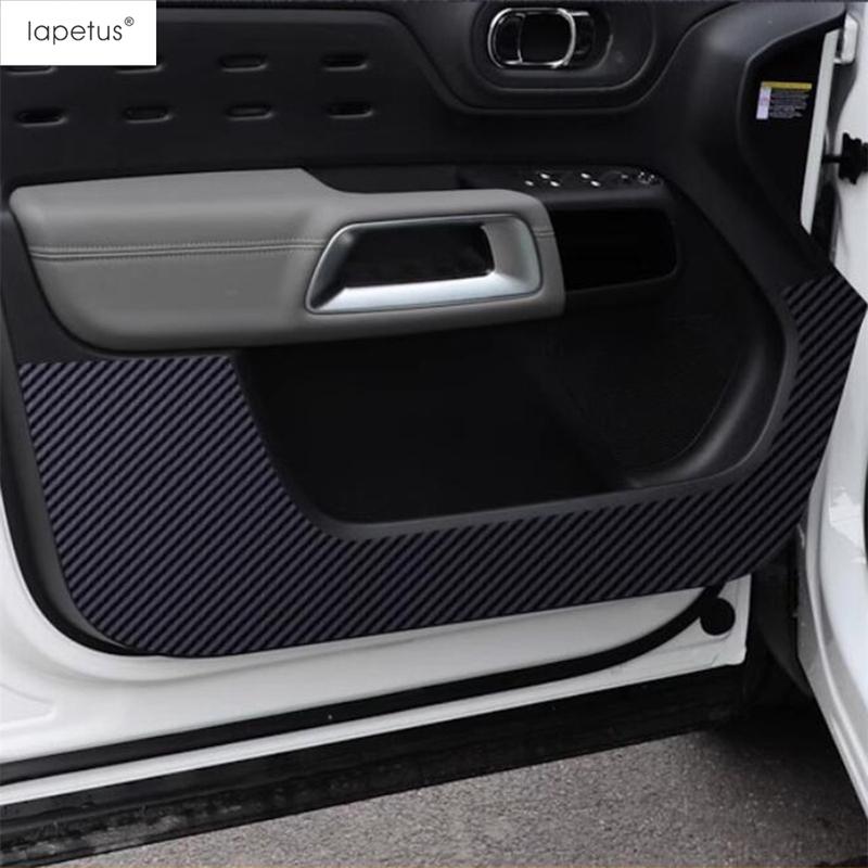 Samochód Wewnętrzne Drzwi Folia Ochronna Przed Kopnięciami Odporna Na Zarysowania Naklejki W Stylu Włókna Węglowego Akcesoria Do Citroen C5 Aircross 2018 - 2024