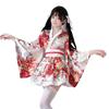 Japansk klänning traditionell kimono sommar japansk stil tryck förbättrad yukata kimono damdräkt cosplaykläder
