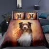 Dog Printed Bedding Set 2/3PCS Duvet Cover & Pillowcase Doona Quilt Cover