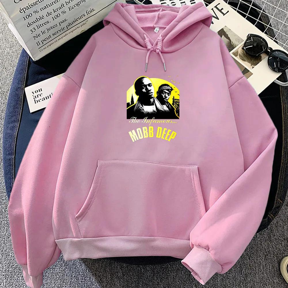 Mobb Deep Beliebte Grafik Hoodies Funko Pop Hip Hop Sweatshirt für Herbst/Winter Bequeme Kleidung Moletom Fashion Pullover