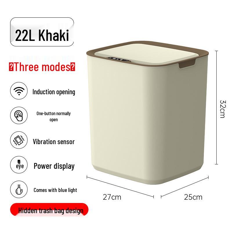 2025 Smart Induction Trash Can: Automatic, Hygienic, Light Luxury Design for Home