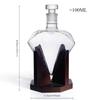 Liuling Whiskey Cup Creative Crystal Cup High-end Foreign Wine Cup Household Glass Engraved Beer Cup Bar Ice Hockey Cup
