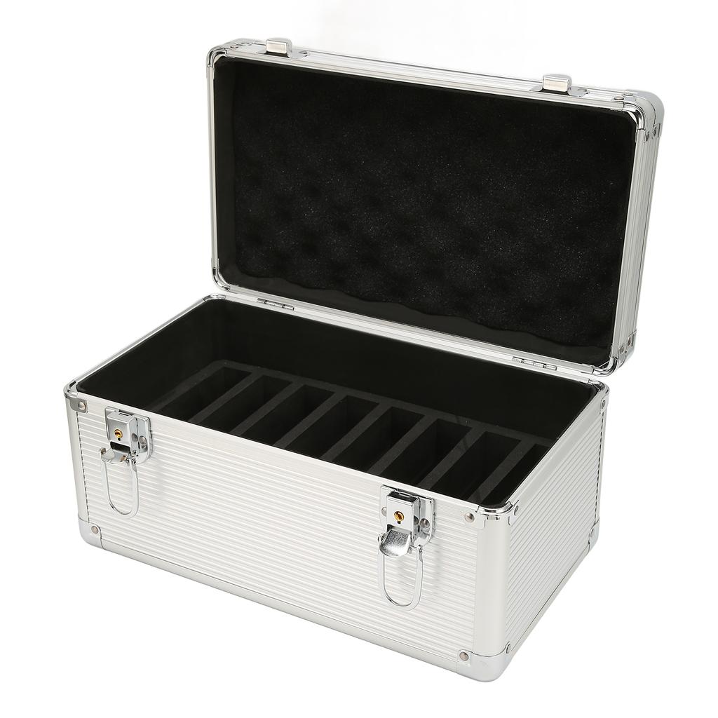 Hard Drive Storage Box 10 Bay Shockproof Hard Drive Storage Case with Security Lock 1 Tool Placement for 3 5in Hard