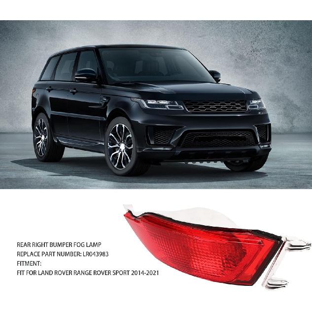 Red Lens Rear Right Bumper Fog Lamp LR043983 Replacement for Sport 2014 To 2021 Enhance the Look of Your Vehicle