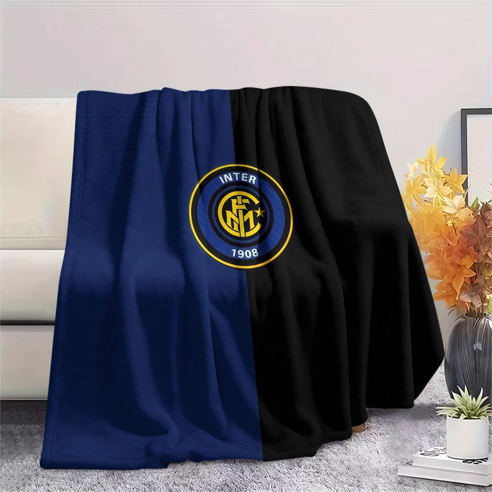 Football Club Internazionale Milano2 Flannel Blanket, High quality Comfortable for All Seasons, Home Decor, Warmth and Comfort