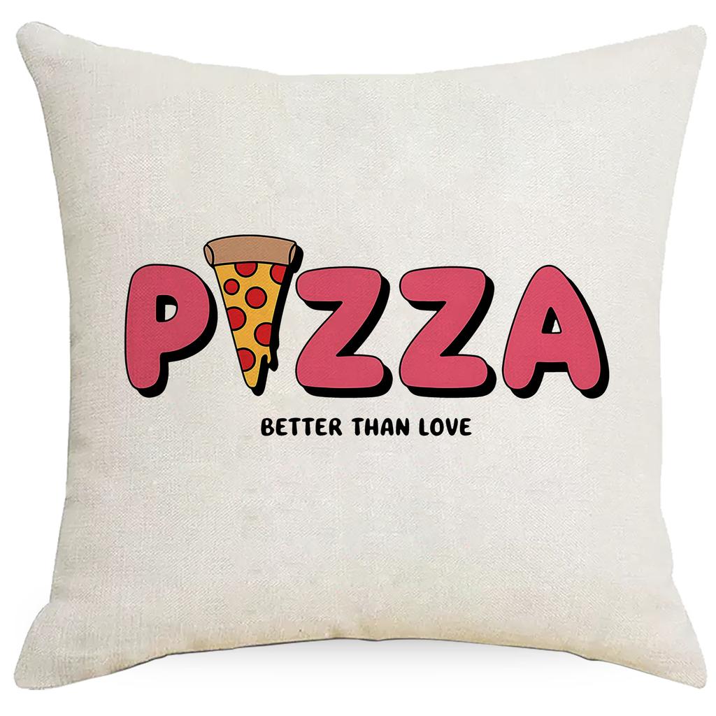 Red Love Letters Valentine's Day Pillowcase Linen Home Sofa Cushion Pillowcase