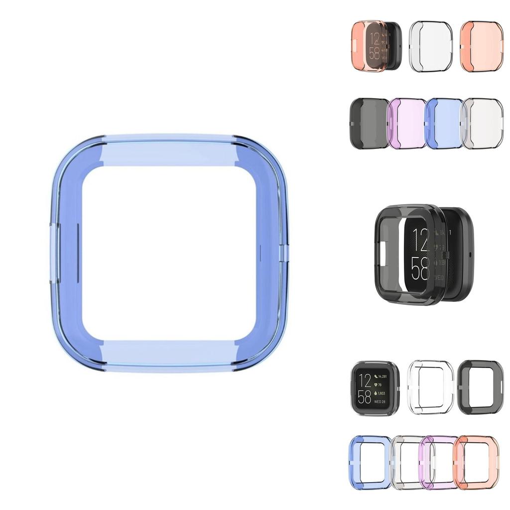 Fitbit Versa2 Transparent Tpu Protective Case Shockproof Scratch-resistant Soft Shell