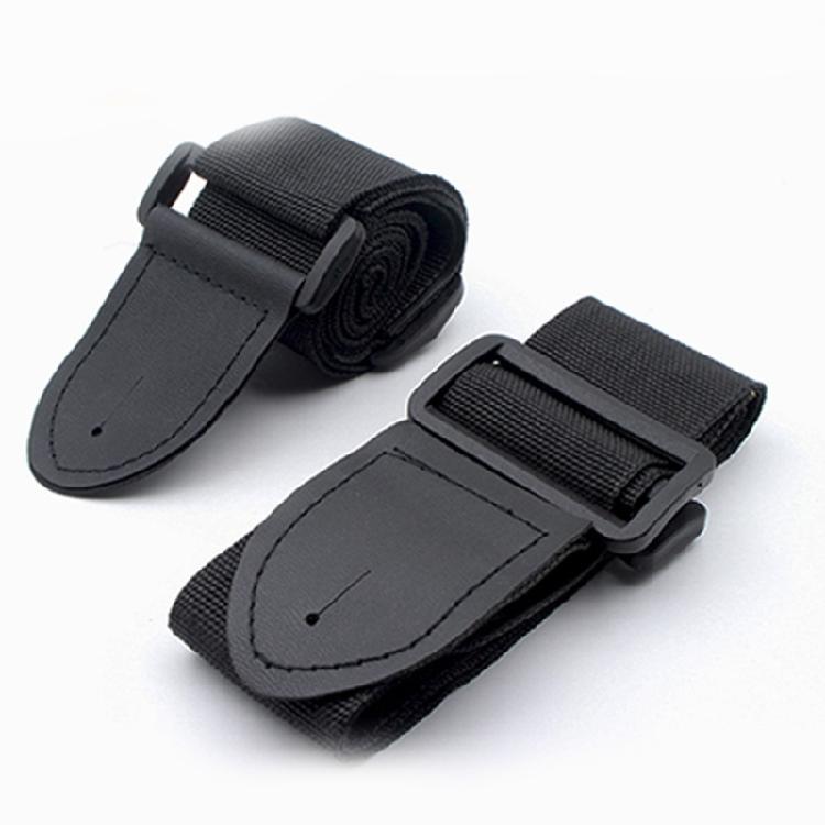 Guitar Strap With Leather Ends Adjustable Nylon Guitar Strap for Bass and Classical Guitars