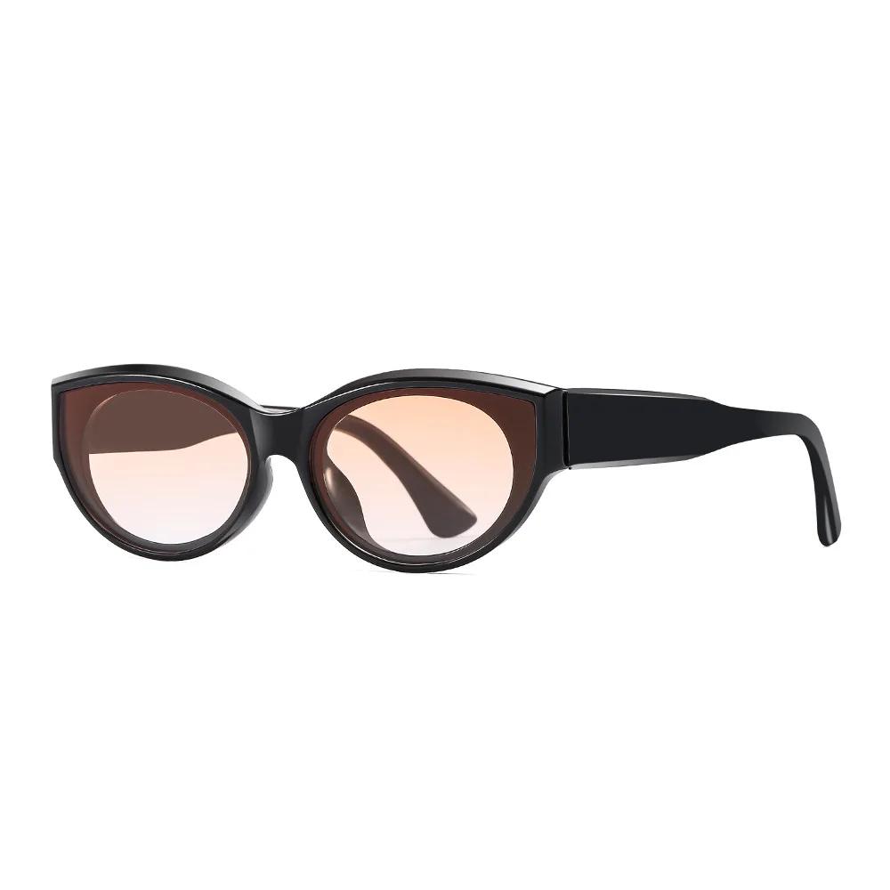 New Trendy Cat Eye Sunglasses UV400 Protection Fashionable Eyewear Simple Style Outdoor Casual Glasses