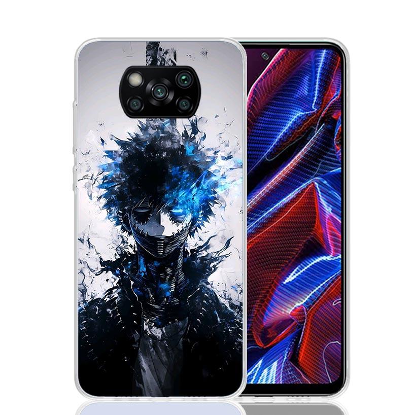 Dabi MHA My Hero A-Academy Phone Case For Xiaomi Poco X7 X6 X5 Pro F7 Ultra Redmi 15C 15 13 13C 12 12C 10 10A 10C 9 9A 9C 9T Cov
