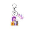 Acrylic Keychain Pendant Student School Bag Cute Decoration Small Gift