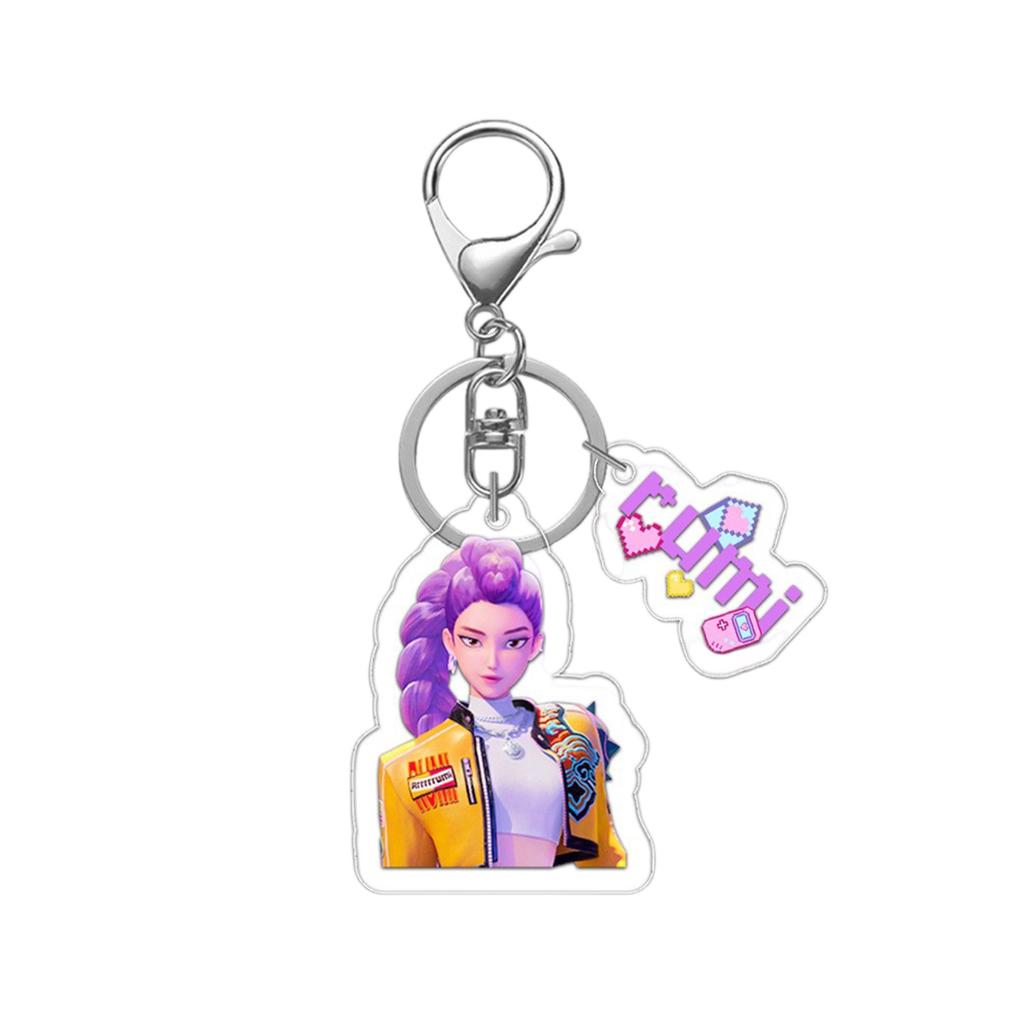 Acrylic Keychain Pendant Student School Bag Cute Decoration Small Gift