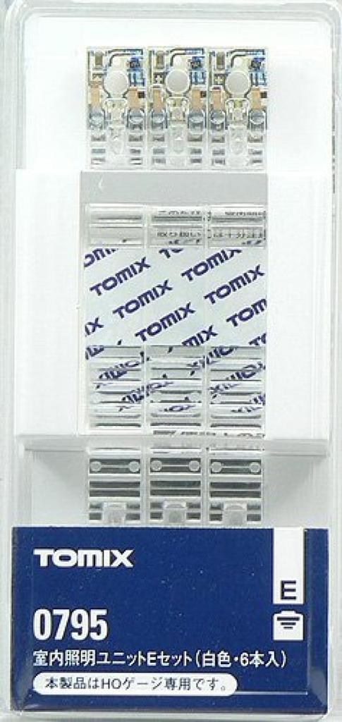 TOMIX HO Gauge Interior Lighting Unit E White 6-Pack Set 0795 (Railway Model Supplies)
