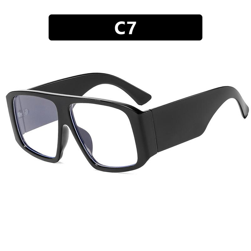 Oversized Square Sunglasses Women Men Vintage Punk Sun Glasses Luxury Brand Designer Shades for Outdoor Travel