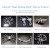 Microworld 3D Metal Animal Puzzle Games Steel Warcraft DIY Kits Detachable Jigsaw Birthday Gifts Toys For Home Decorative