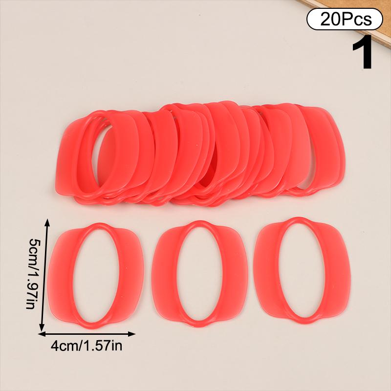 

10/20 шт. резинка для завивки волос термостойкие бесследные цифровые холодные стержни резинки эластичные кольца для волос шпильки