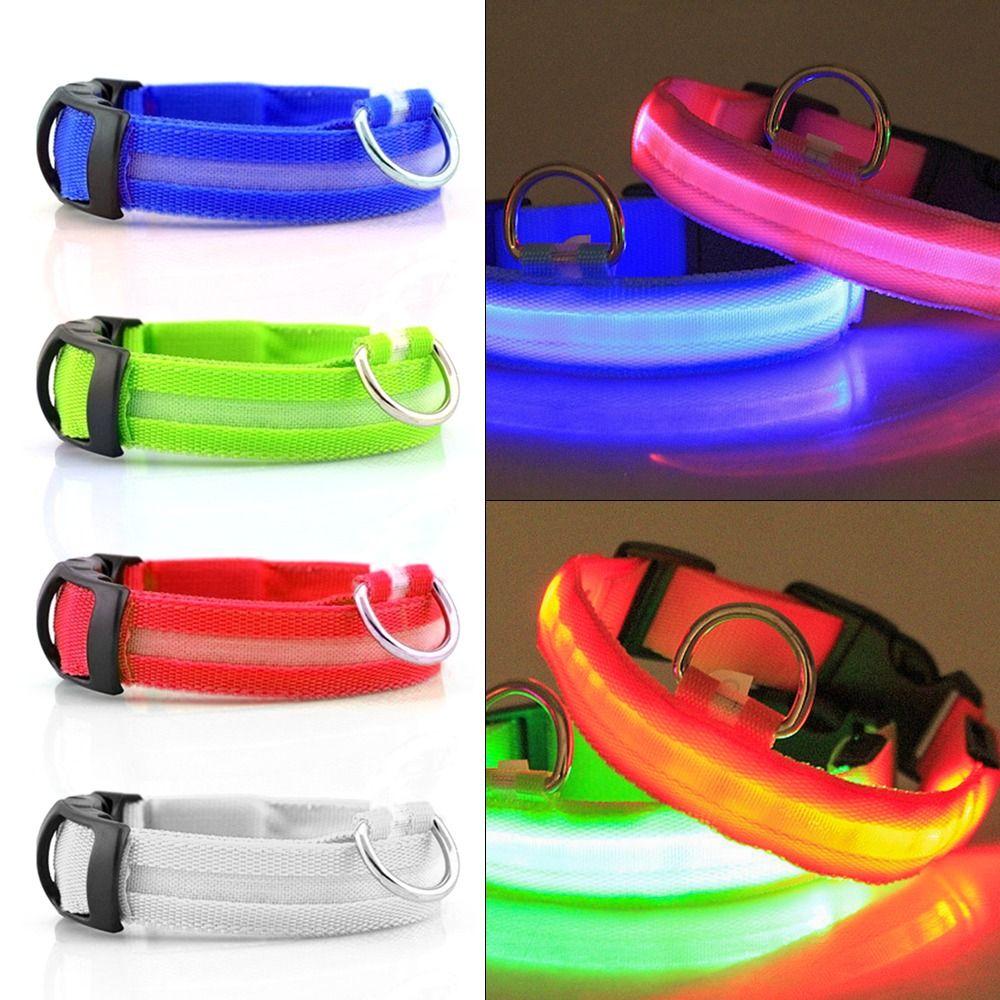 

Ночные светящиеся принадлежности, световой ошейник против потери, светящийся ошейник для собак, щенков, домашних животных, ошейник для собак