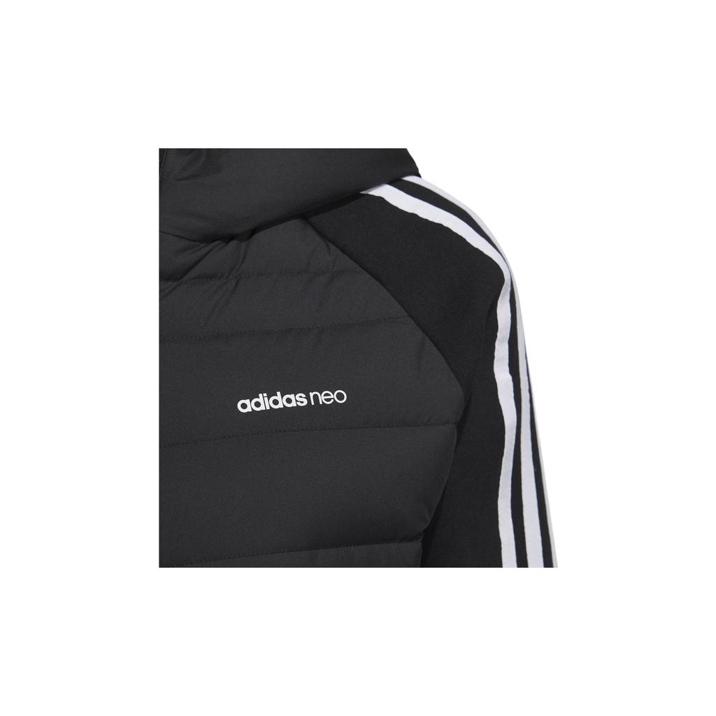 adidas Neo Icon 3S Daily Down Casual Warm Hooded Down Jacket Women Outerwear Black H45296