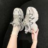 Popular Increase In Dad Shoes Women's Summer Thin Forrest Gump Shoes 2025 Super Fire New Mesh Breathable Sports and Leisure Shoes