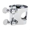 Alto Sax Saxophone Mouthpiece Ligature Metal Clip Fastener Double Screws Adjust Parts,