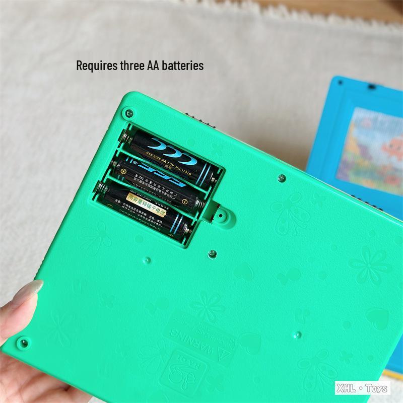Cross-border Kids' Light-Up Music Notebook: Educational English Version Toy
