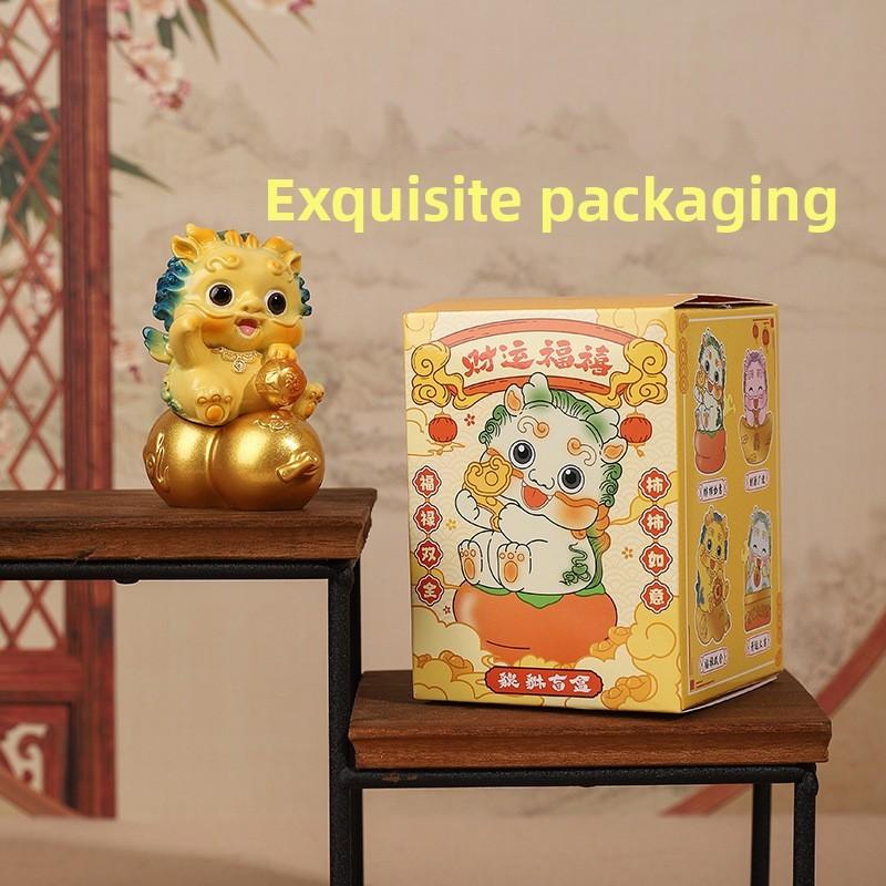 Feng Shui Pixiu Resin Figurine Gift Set For Office Decor And Prosperity