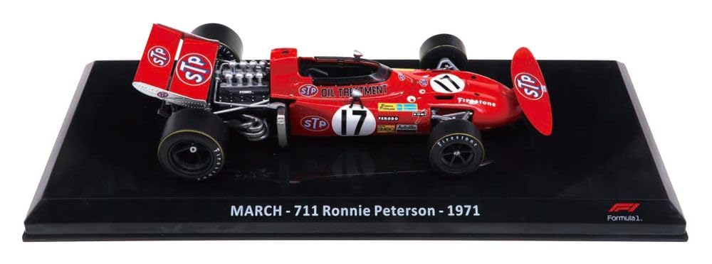 Big Scale F1 Collection 44 711 Ronnie Nr. (März Peterson) [Enzyklopädie] (mit Modell)