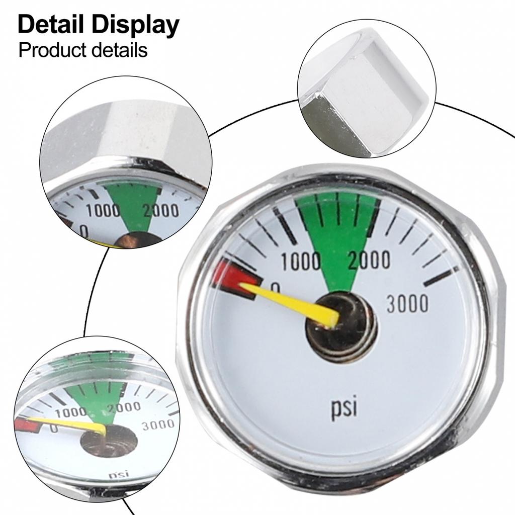 0-300 Manometer Meter Air Pressure Gauge 0-3500 Mini