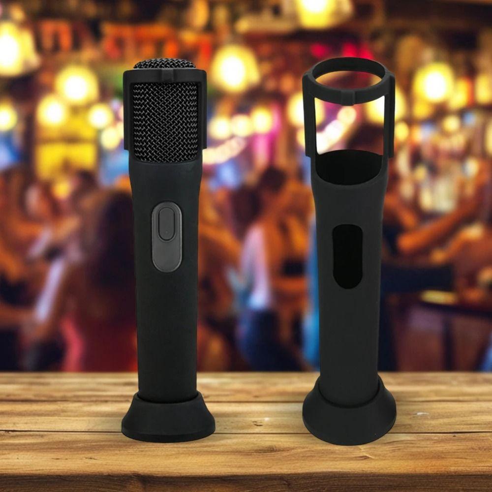 Black Protective Sleeve Mic Protector Cover for for JBL Wireless Microphone Stand Accessories