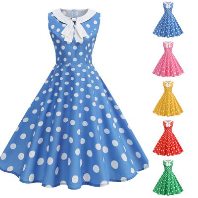Women's Fashion Color Sleeveless Dress