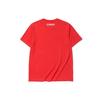 Anta Graphic Print Sports Knit Straight T-Shirt Unisex Tops Red 172130107-4