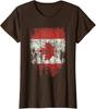 Maple Leaf Canadian Flag Canada Day Patriotic Gift Ladies' Crewneck T-Shirt Unisex T-Shirt