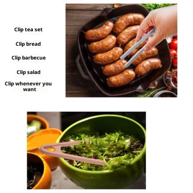 1Pcs Silicone Mini Multifunctional Non Slip Food Grade Fine Motor Tweezer Tongs For Boys Girls Daily Use Gift