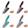 Ceramic Knife 3 4 5 6 Inch Sharp Kitchen Chef Knives Utility Slicer Paring Serrated Bread Meat Cleaver with Sheaths Black Blade