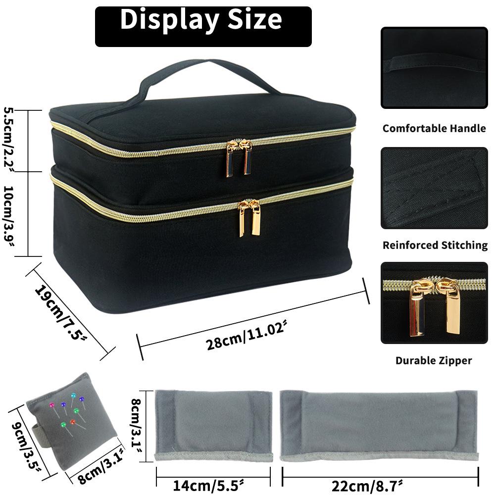 

Double-Layer Sewing Accessories Storage Bag