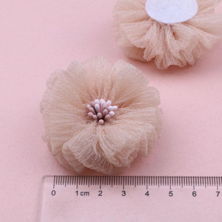 Korean Handmade Fabric Flowers DIY Pack: Hair Clips, Headbands, Shoe Decor, and Accessories