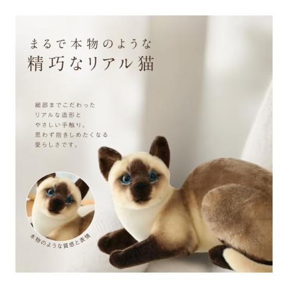 Cat Stuffed Toy Realistic Cat Goods Birthday (design C)
