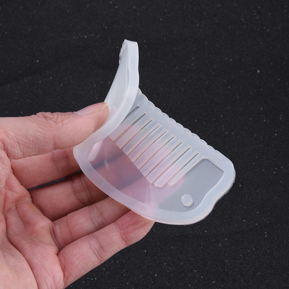 4PCS Silicone Comb Silicone Mould Comb Shape Translucent Resin Mould Multiple Sizes DIY Silicone Mould Art Making
