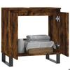 VidaXL Armoire de bain chêne fumé 58x33x60 cm bois d'ingénierie 831593