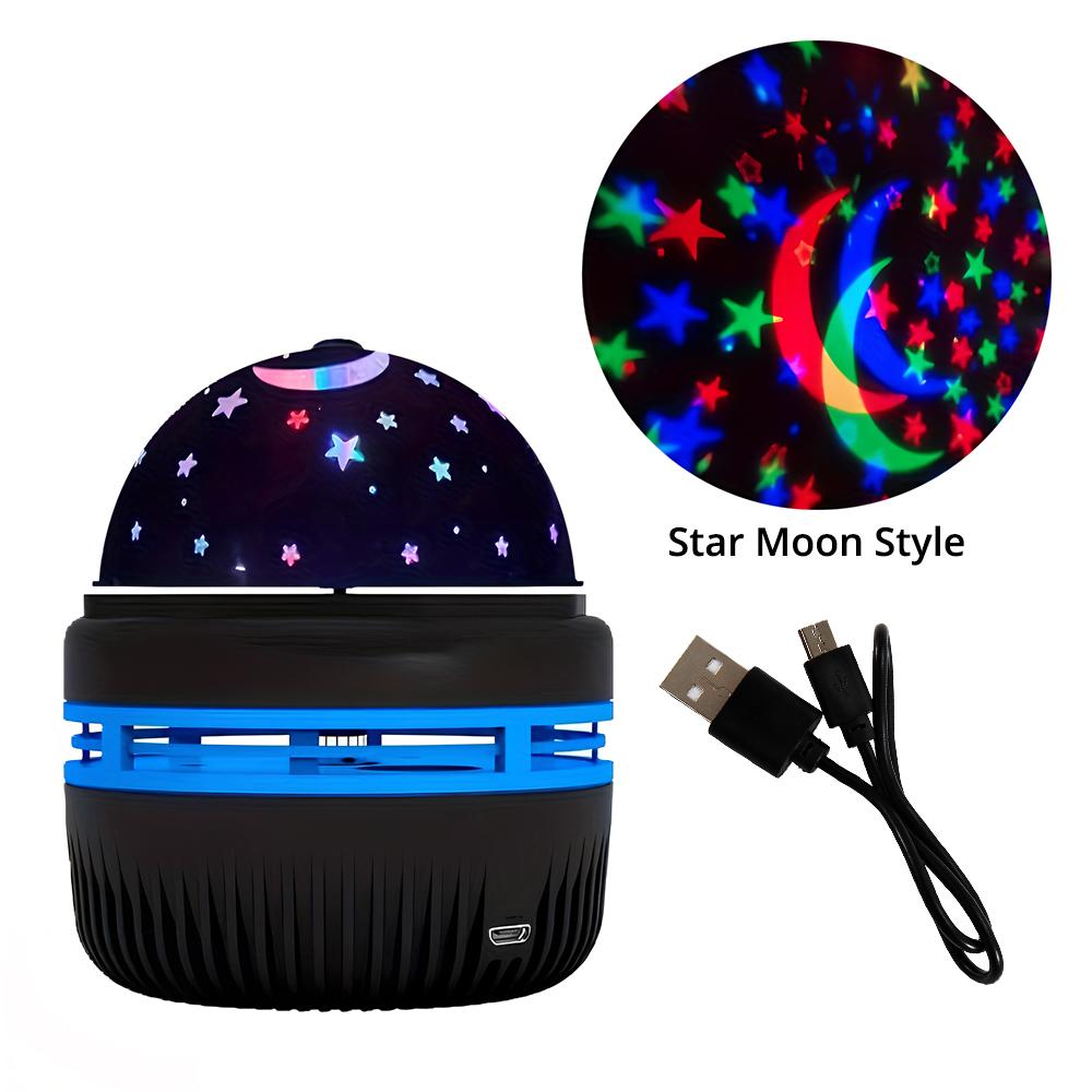 LED Galaktyczna Nocna Lampa Atmosferyczna RGB Gwiazda Wir Projekcja Pilot Kolorowa Lampa do Pokoju Dziecięcego Salonu Imprezy