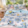 Frühling Sommer Baumwolle Decke Dünne Tröster Quilts Erwachsene Kinder König Quilt Patchwork Tagesdecke Luxus Bett Decke 200x230 cm Wohnkultur