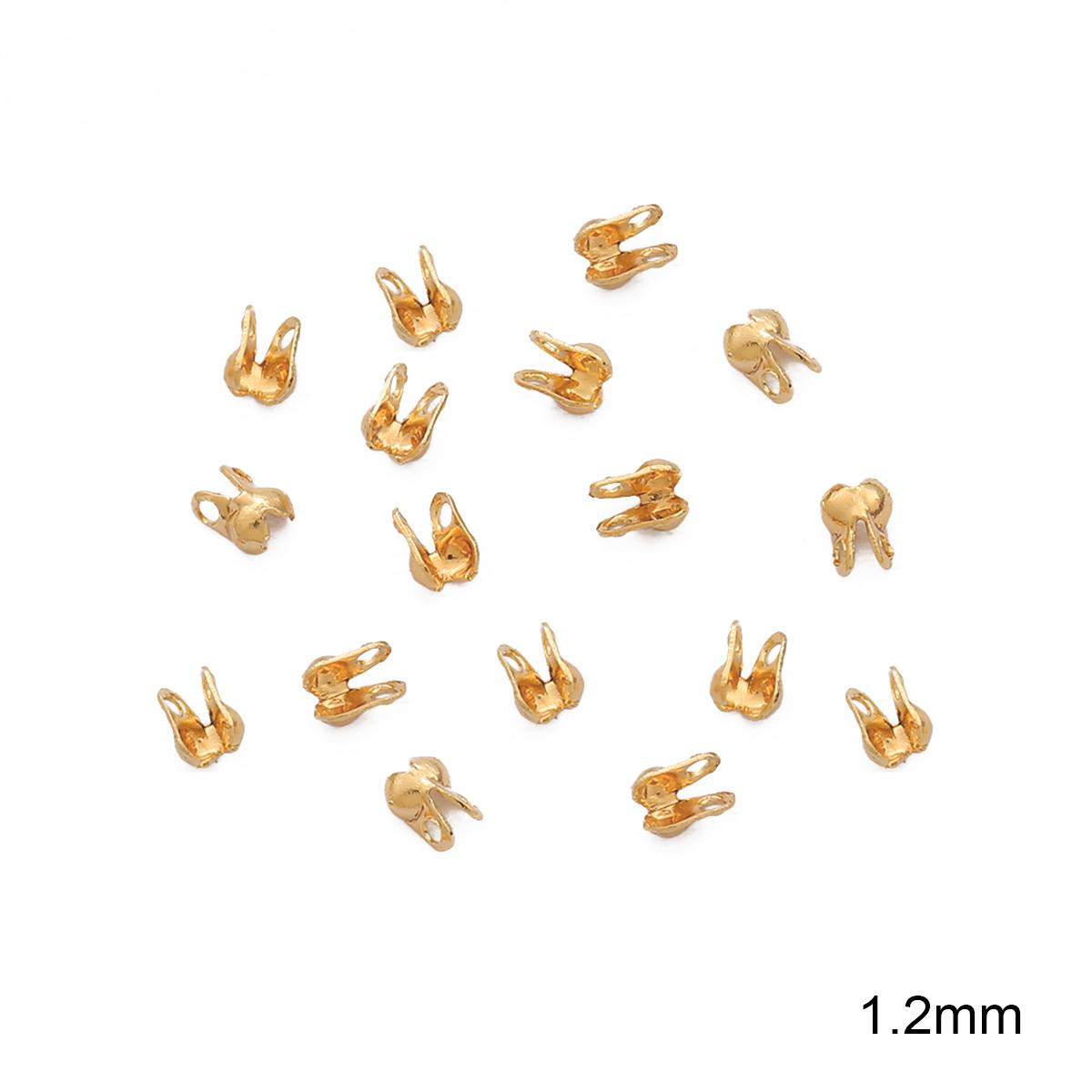 

50 шт., медная пряжка, зажимы для изготовления ювелирных изделий, браслет, серьги ручной работы, аксессуары «сделай сам» 3.7x3x6.4mm золотой