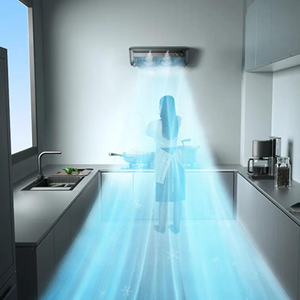 Wall-Mounted Air Cooling Fan 3 Speeds Desk Fan Rechargeable for Home Kitchen Bedroom Office