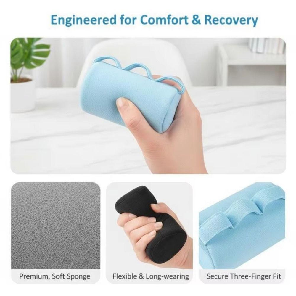 Ergonomic Finger Gripper Portable Finger Strength Trainer Fingers Separation Pad Hand Recovery