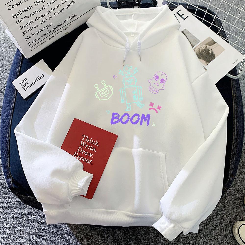 Monkey Boom Jinx  Arcane Game Hoodies You Got Jinxed Graphic Printing Sweatshirt Streetwear Hooded Women Sudadera