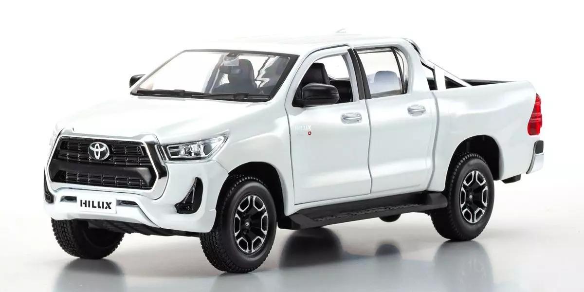

Kyosho Maisto Масштабна модель Toyota Hilux Білого кольору MS32920W 1/27